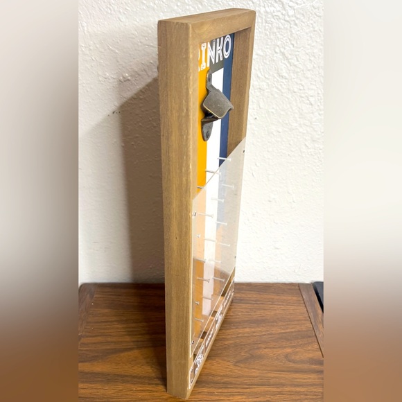 Drinko Plinko Beer Cap Bar Game Wood Framed - Picture 4 of 6
